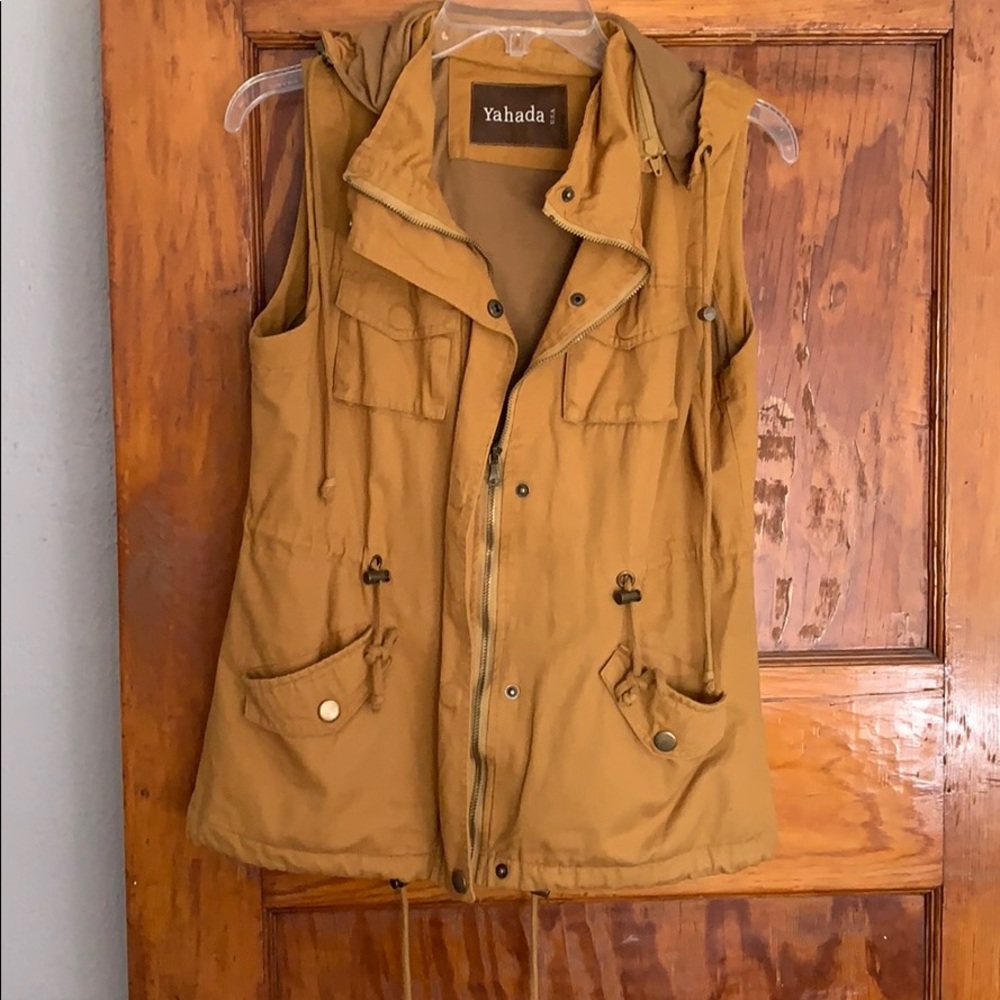 Mustard Tassel Vest